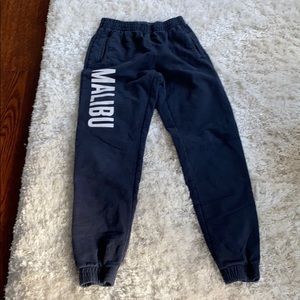 Malibu sweatpants from brandy melville